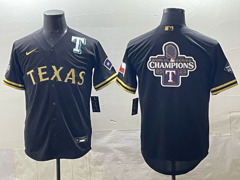 Men 2025 Texas Rangers Blank Black Game Nike MLB Jersey style 011->women nfl jersey->Women Jersey
